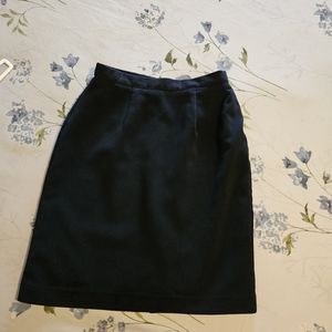 Laura Scott Blue Fully-Lined Skirt